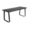 Utah Double Bistro Table - Black Base Black Top