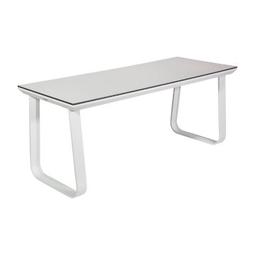 Utah Double Bistro Table - White Base White Top Utah Double Bistro Table - White Base White Top